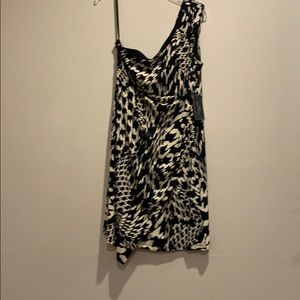 (NWT) ABS SILVER LABEL ONE-SHOULDER DRESS💖